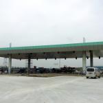 Prefabricated Toll Plaza Construction Building 50mm 150mm Roof