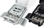 Joint Box Fiber Optic Outdoor Wall Ftth 2 Inlet+Mid-Span Port ,16 Outlet For
