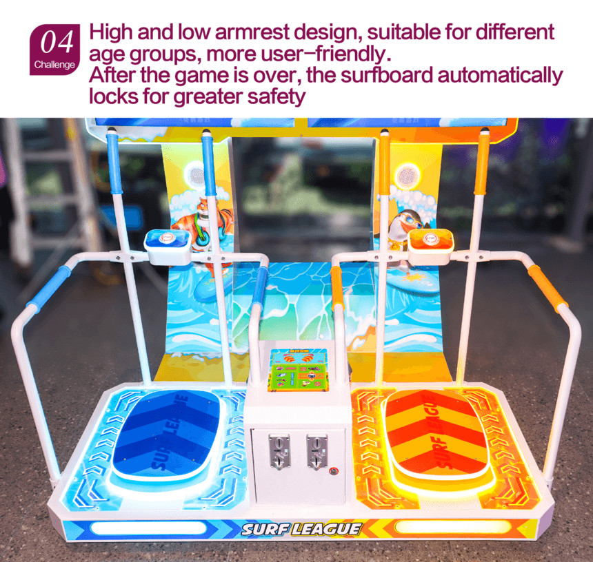 Surf League Sports Arcade Machine Coin Operated Games