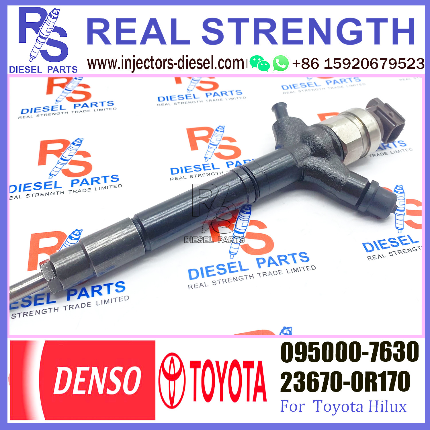 095000-5610 095000-6110 095000-6900 095000-7600 ELIC Engine Common Rail Fuel Injector 095000-7610 095000-7630