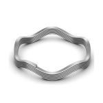 Anticorrosive 7.0mm Carbon Steel Multi Wave Spring