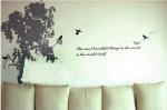 Reusable Designer Wall Flower Stickers LY-034 / Floral Wall Stickers