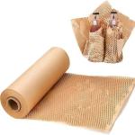 Biodegradable Eco Friendly Packaging Honeycomb Paper Wrap Brown Kraft Paper Roll
