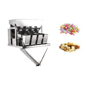 Quality Automatic 4 Head Linear Weigher For Grain Rice Suger Nut Packing wholesale