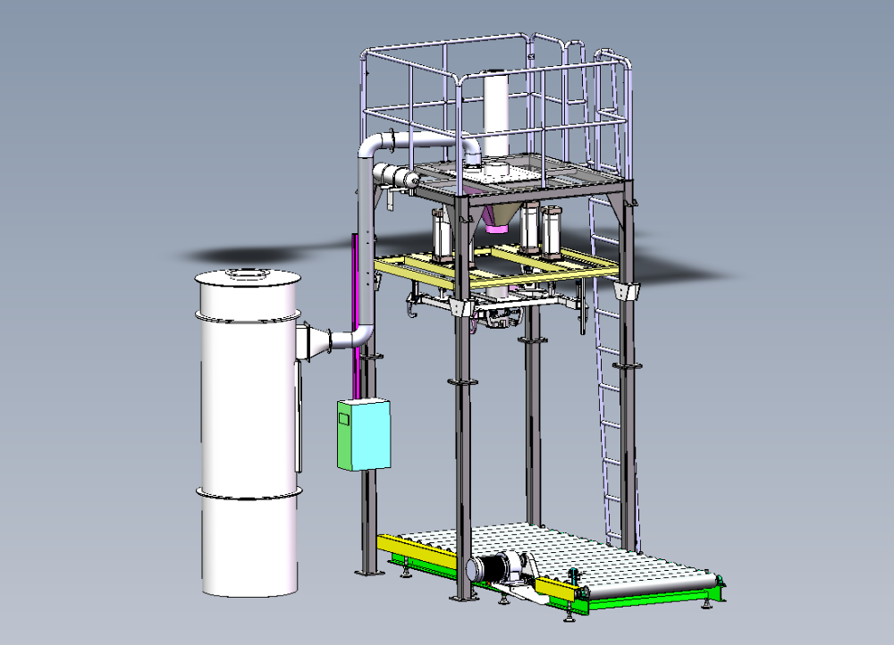 Screw Feeding 300kg/Bag 1000kg/Bag Jumbo Bag Filling Machine