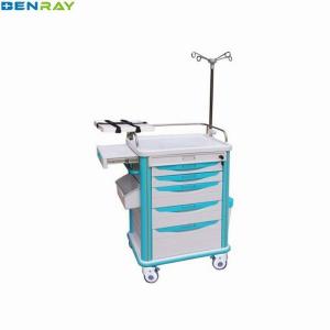 Quality 625 X 475 X 920mm Hospital Medical Emergency Cart Trolley wholesale