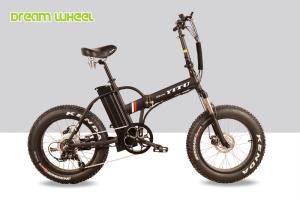 Quality 500W 20 Inch Fat Tire Folding Electric Bike 32km/H wholesale