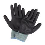 Wholesale cheap safe industrial nitrile gloves black waterproof and oil black
