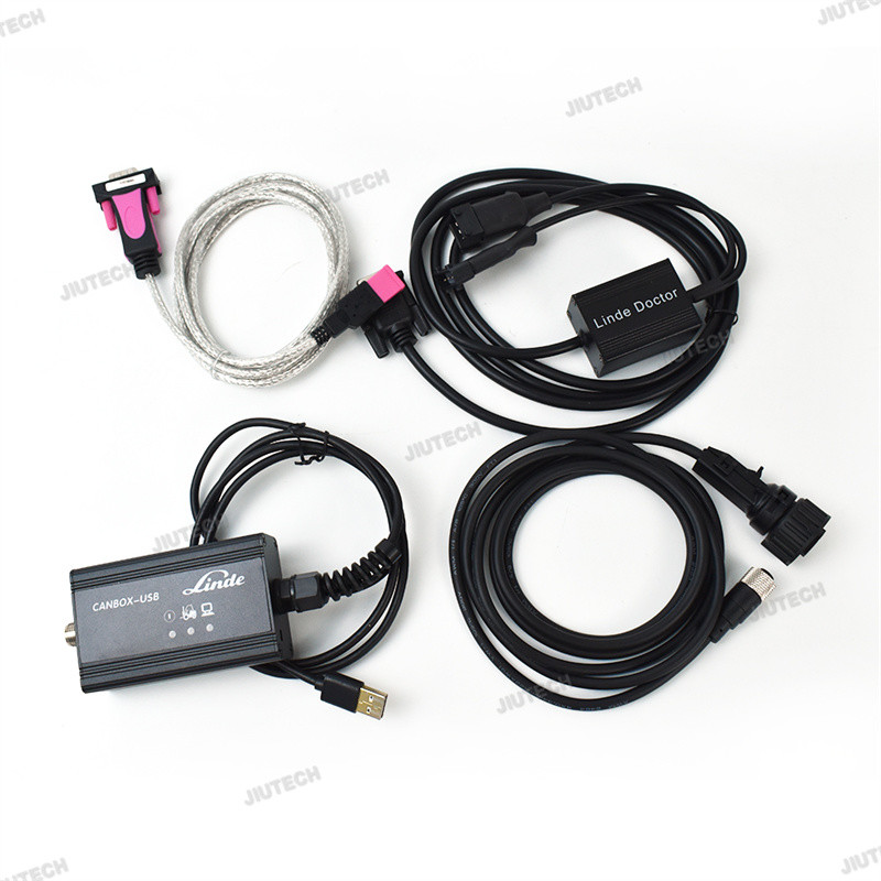 For Linde Canbox USB Doctor Forklift truck Diagnostic Cable linde pathfinder Diagnosis Interface Tool and FZ G1 tablet