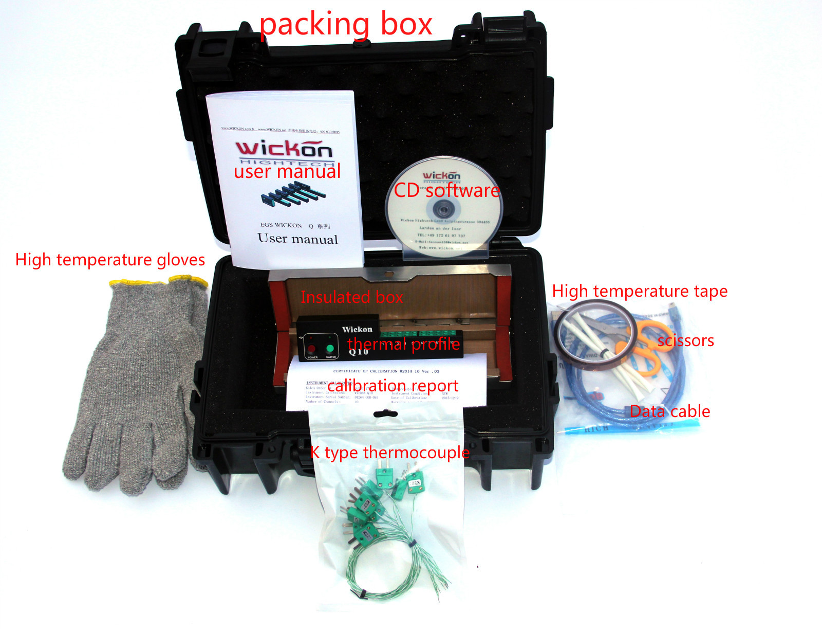 Smt Kic Thermal Profiler 6 Channel Type Smt Oven Temperature Tester Wickon Q7