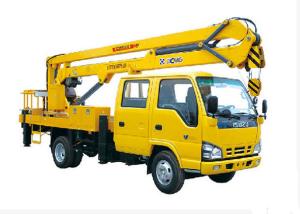 Quality XCMG 16m Lifting aerial platform truck , heavy construction equipment wholesale