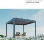 Intelligent outdoor aluminum alloy electric louver gazebo courtyard garden