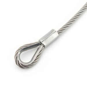 Quality 304/316 Ss Wire Rope With Swaged Fittings For Easy Installation wholesale