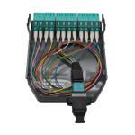 Supply 0.35 dB LC Fiber Optic MPO Cassette Module for OM3/OM4 Patch Cord