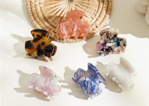 Quality Mini acetic acid girls art hairpin grab clip sweet female headpiece tortoiseshell spot wholesale OEM logo wholesale