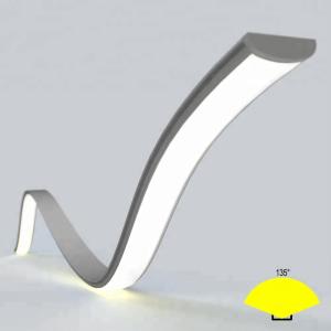 Quality Flexible Bendable Led Strip Aluminium Profile With Frosted Cover Lens wholesale