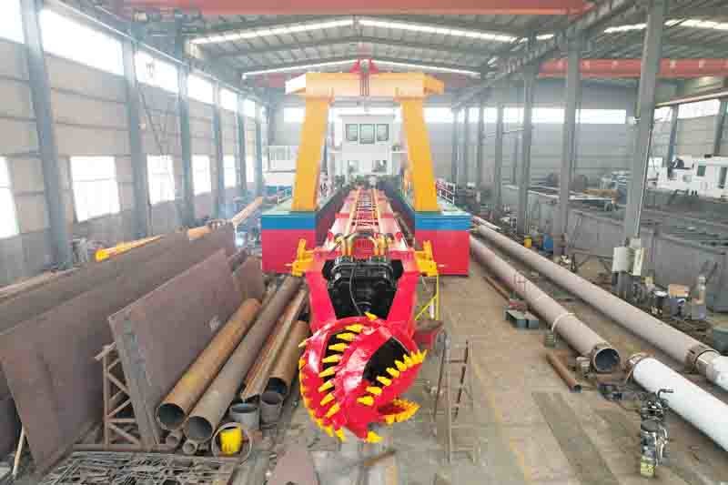 Robust Suction Dredger Solid Capacity 500 Cbm/H Hydraulic