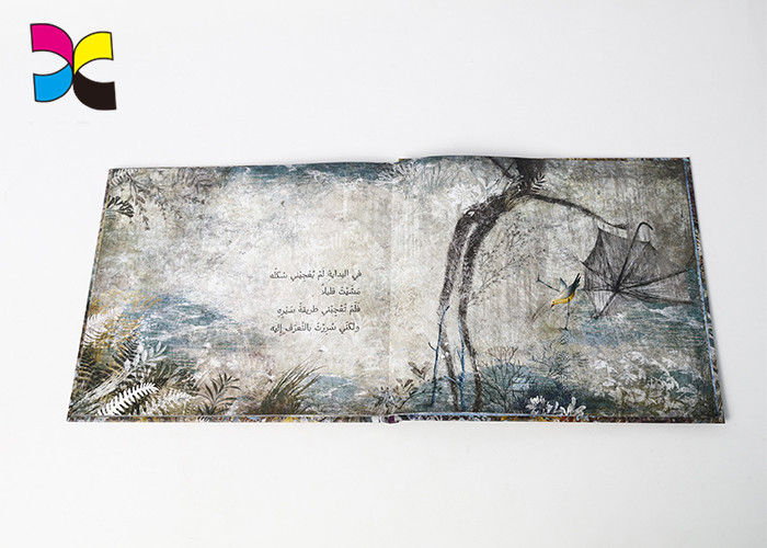 English Story Hardcover Book Printing Full Color Glossy Matte Varnish Finishing