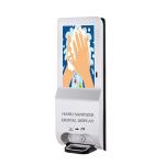 Hand Sanitizer Media Displays Public Sensor Sanitizer Dispenser LCD Digital