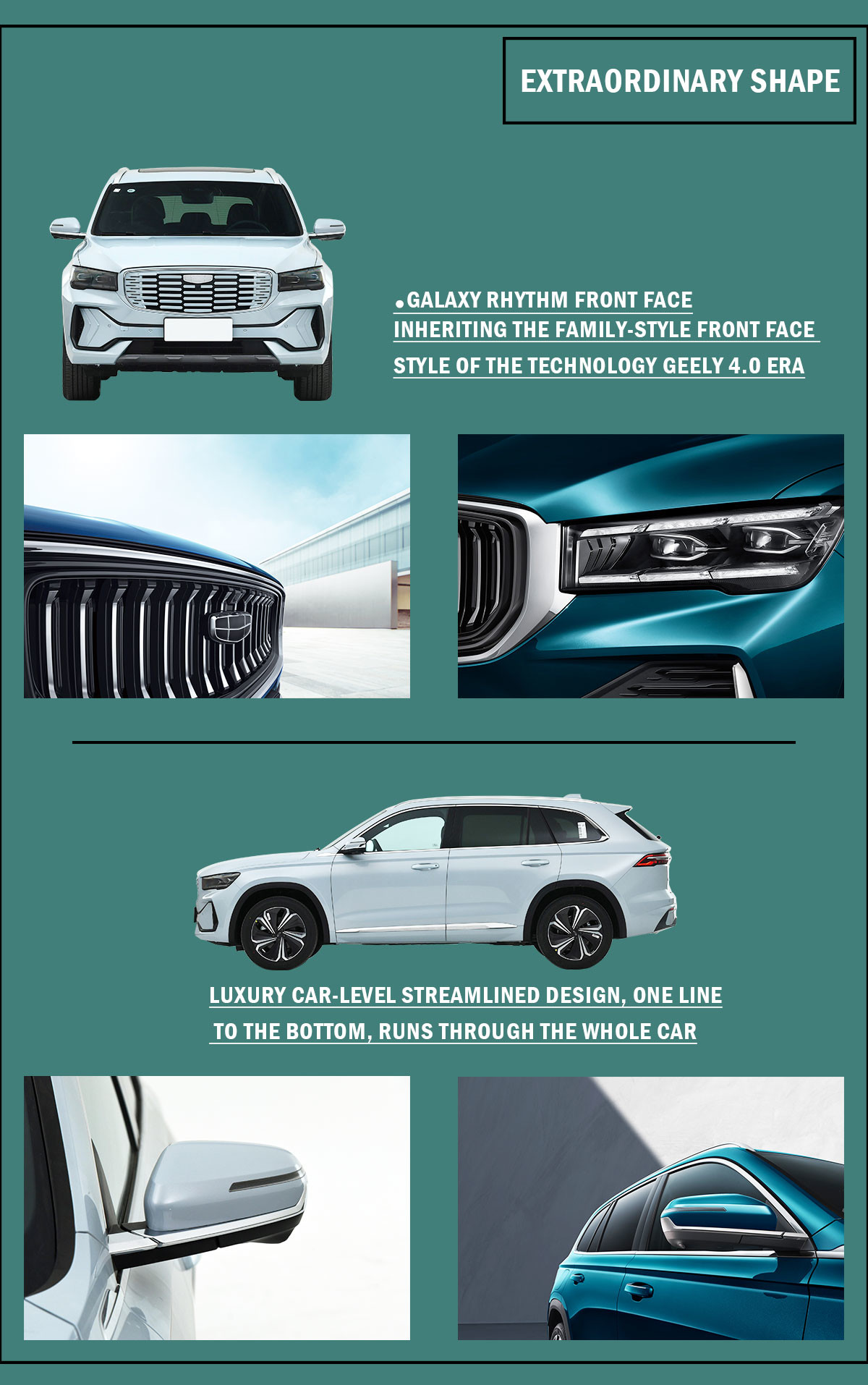 Geely Xingyue L Big Luxury SUV Comprehensive Driving Mileage 1300KM