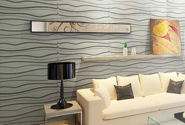 Square Edge Acoustic Sound Absorption 3D Wall Panel Groove Wooden Panels for