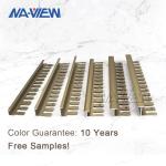 Decorative Ceramic Bathroom Bath Metal Tile Edging 2.7m Length