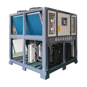 Quality 40HP Air Cooled Chiller 120KW Industrial Air Cooled Water Chiller R410A wholesale