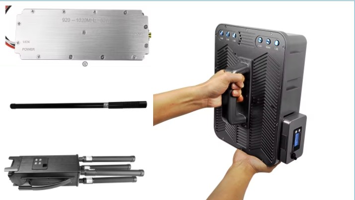 Lightweight and Waterproof Wireless Signal Jammer for Drone Protection with Omni Antenna