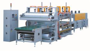 Quality JL2300-D Automatic Shrink Wrapping Machine ,Control PLC 6m/Min Wooden Board Shrink Packing Machine wholesale