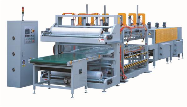 JL2300-D Automatic Shrink Wrapping Machine ,Control PLC 6m/Min Wooden Board