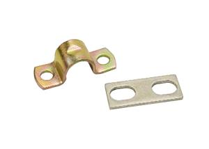 Quality Steel Cable End Fittings Metal Strap Clamp / Shims For Cable Installation wholesale