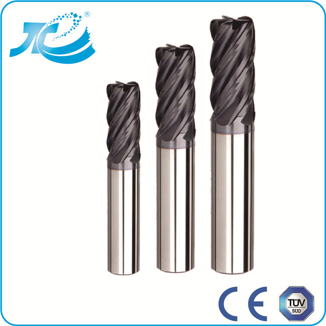 2 Flute Corner Radius End Mill Tungsten Steel for Slotting / Milling / Roughing To Finishing