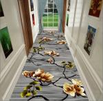 Tulip And Peony Flower Entrance Large Commercial Floor Mat Hotel Corridor