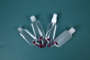 Quality PET transparent travel kit spray bottle With Keychain,Cheap Price Beauty Kit Pet Cosmetic Bottle Set Travel Kits wholesale