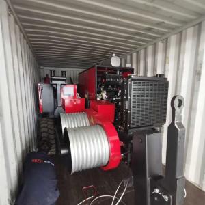 Quality Aerical Stringing 239KW(320hp) 22T Hydraulic Cable Puller Winch Machine wholesale