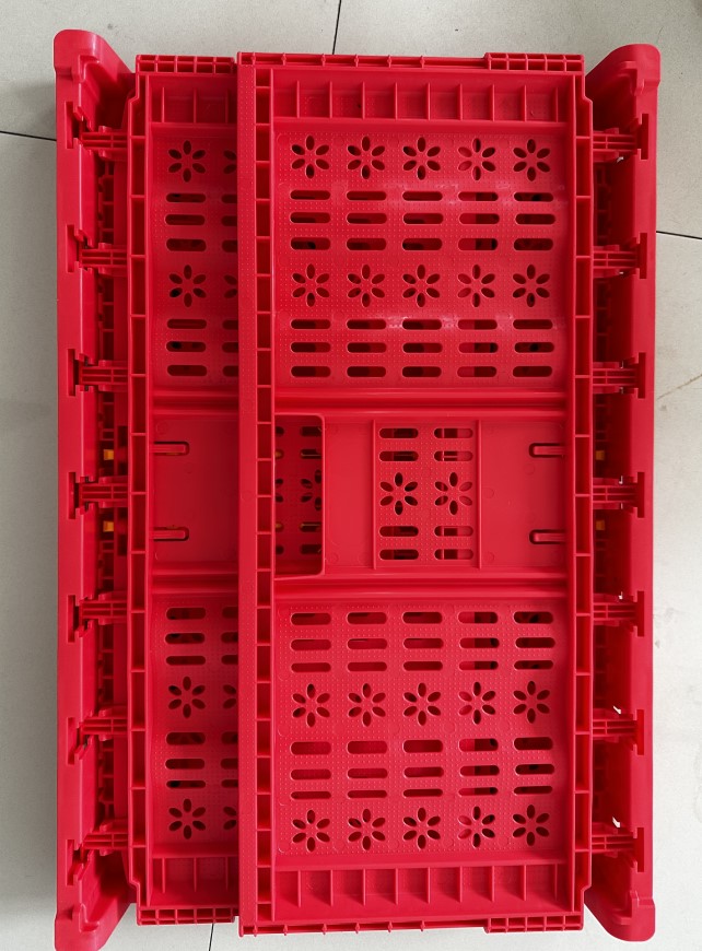 Multi- Folding Crate for Garden Vegetables Fruit Sea Food Storage Plastic Crate Storage