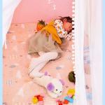 Customized Logo Girls Playhouse Outdoor Camping Tent 110CM Baby Princess Castle