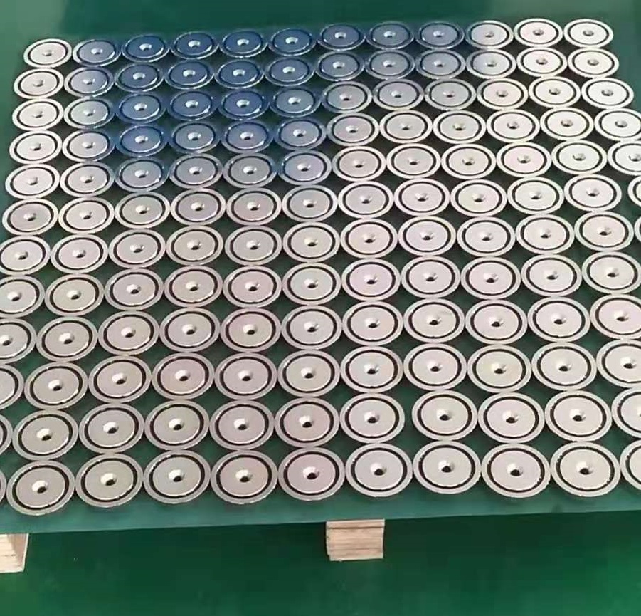 Customized D16 D25 D48 Pot Shape Strong Cup Magnet with Countersunk Hole Base Magnet