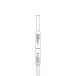 25ml clear amber glass ampoule customized printing medical cosmetic use