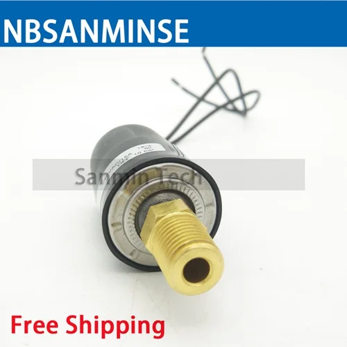 SMF08A 1/8 1/4 High Current Pressure Switch Fixed Set Point Automatic Reset Air Water Pressure Switch High Quality NBSANMINSE
