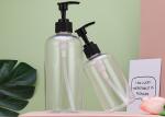 Refillable ISO9001 Flat PET Pump Bottle 300ml 700ml Dispensing Lotions Shampoos