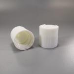 Ribbed Closure 20mm White Disc Top Cap For Liquid Soap Bottle
