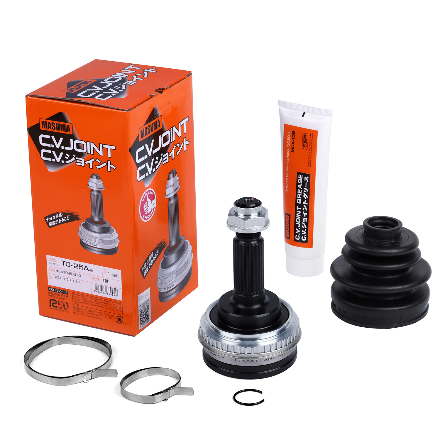 TO-25A48 MASUMA NO. Auto Body Systems outer Driveshaft CV Joints for TOYOTA CALDINA