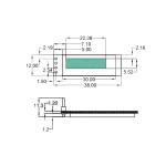 0.91 Inch 128X32 Ssd1306 OLED Display Module For Ardunio
