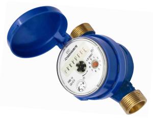 Quality Width 82 Brass Cold Hot Water Meter Single Jet ISO 4064 Dry Dial wholesale