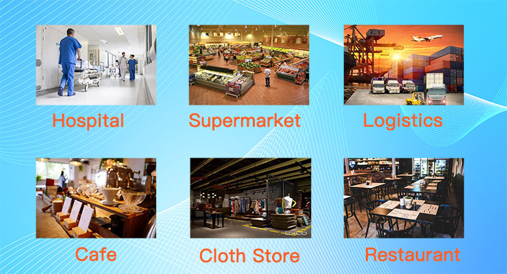640*480 Pixels Wireless Scanner for Commercial Retail Warehouse Inventory Logistics