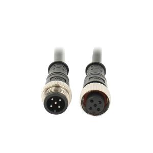 Quality OEM Waterproof PVC Jacket M12 Connector Cables 3Ft Male Female Cable wholesale