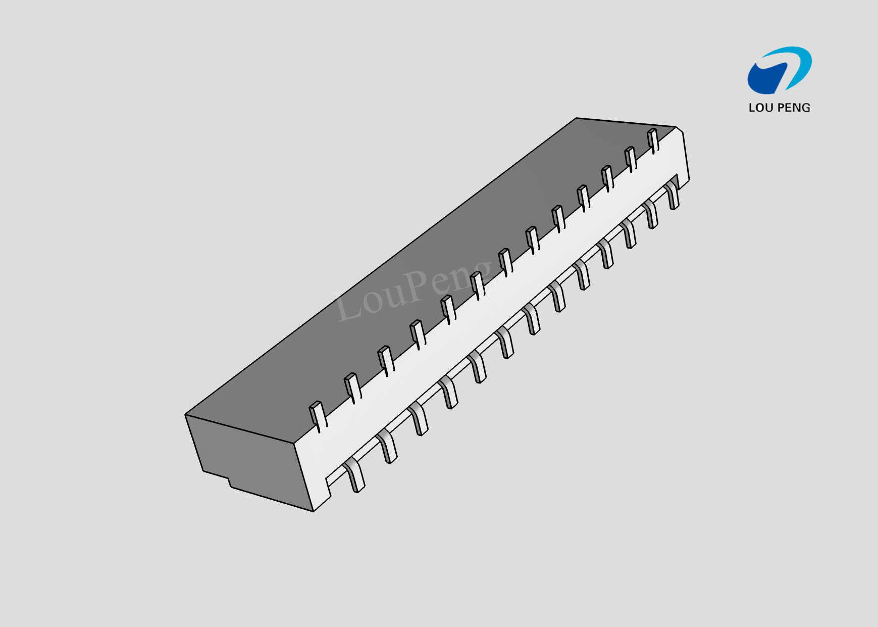FPC Connectors, Flex-to-Board, 26 Position, 1.0mm pitch, Non-ZIF, Vertical, Surface Mount, Height 5.6 mm