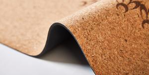 Quality Skid Resistance Eco Friendly Exercise Fitness Soft Cork Yoga Mat wholesale