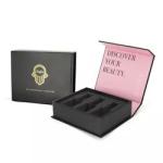 Rigid Custom Cardboard Paper Makeup Box For Skincare Cosmetics False Nail